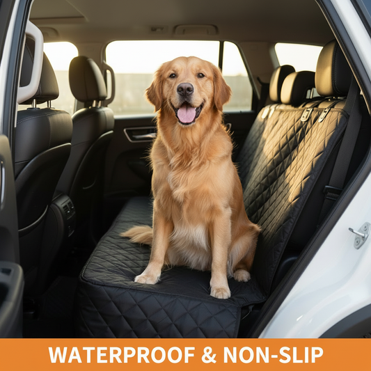 Dog Car Seat Cover - Waterproof & Non-Slip